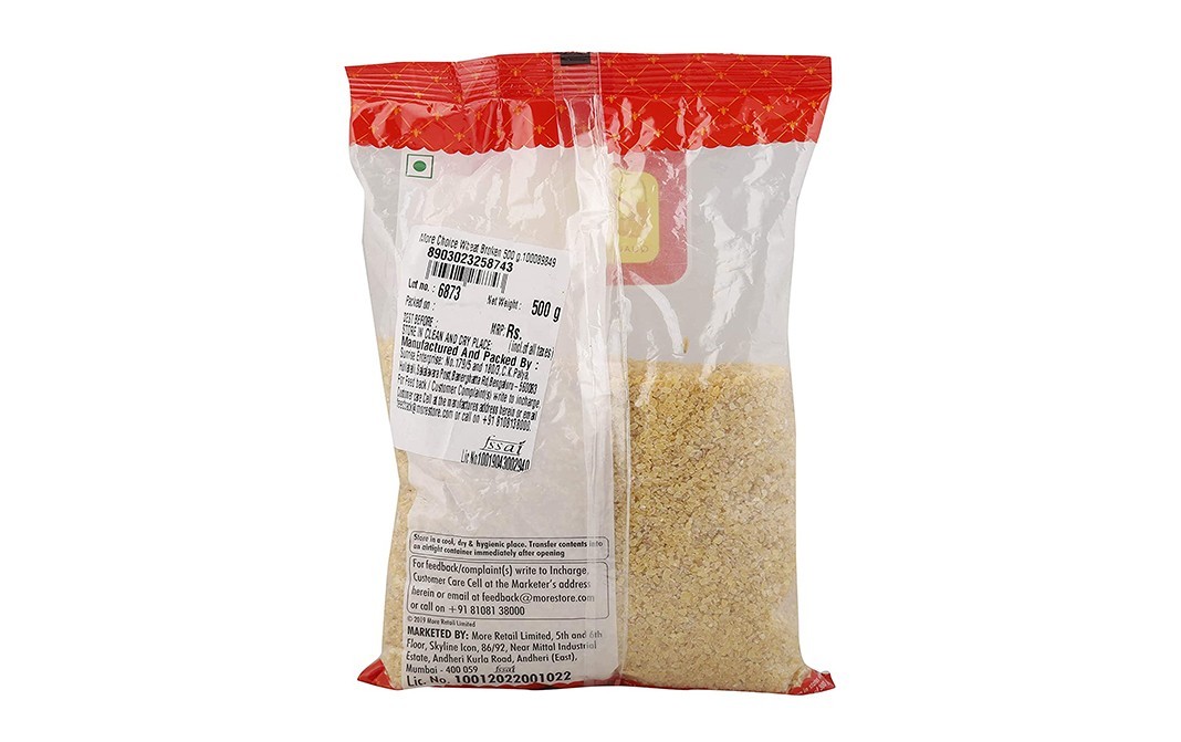 More Choice Broken Wheat    Pack  500 grams